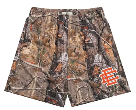 EE camo shorts