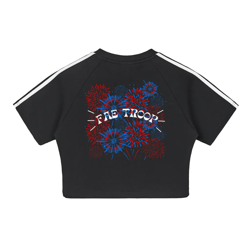 JULY 4th FAE TROOP crop top